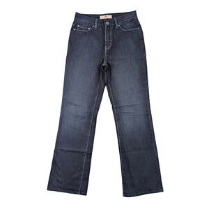 Levis 512 Perfectly‎ Slimming Bootcut Jeans Womens 8M Dark Indigo Studded Pocket